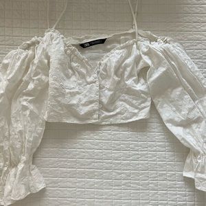 Zara White Shirt